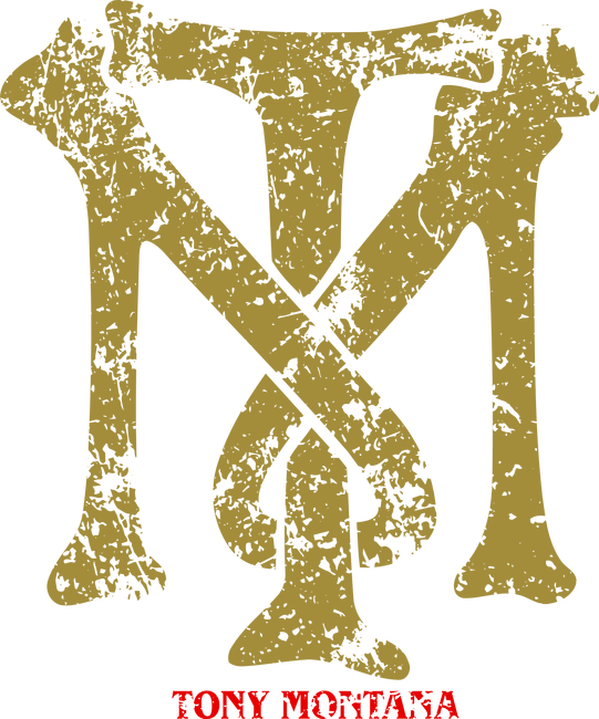 TM logo destroy Tony Montana