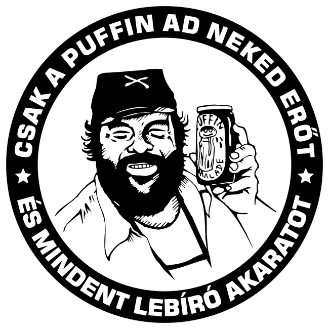 Csak a puffin ad neked erőt  színezhető
