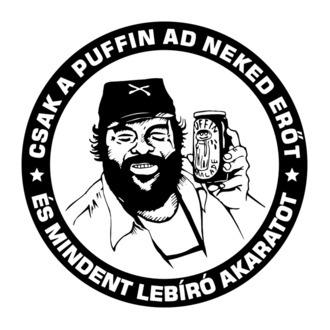 Csak a puffin ad neked erőt  színezhető