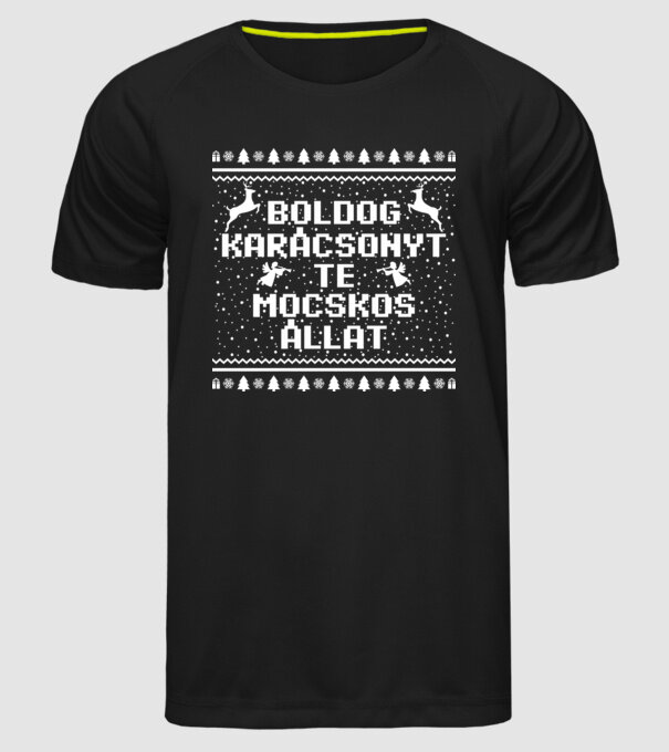  minta fekete pólón