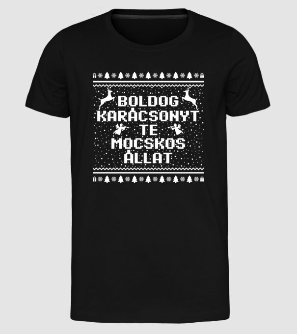  minta fekete pólón