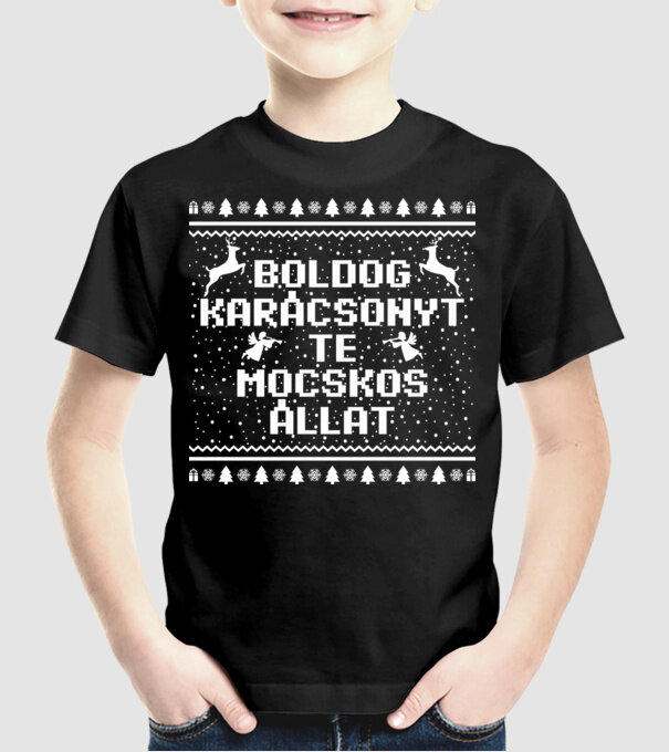 minta fekete pólón