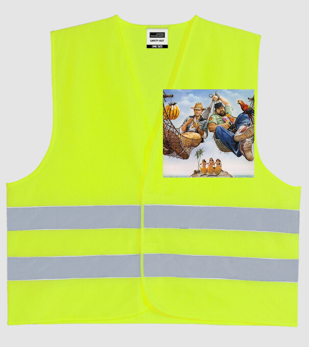  minta neonsárga pólón