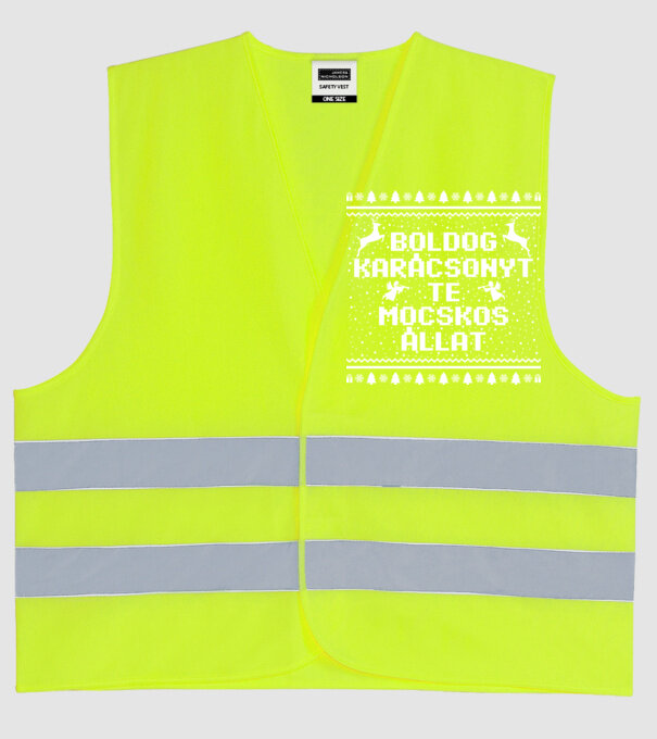  minta neonsárga pólón